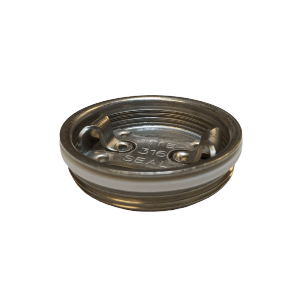 2 inch Stainless Steel Round bung, Teflon gasket included (Tri-Sure style)