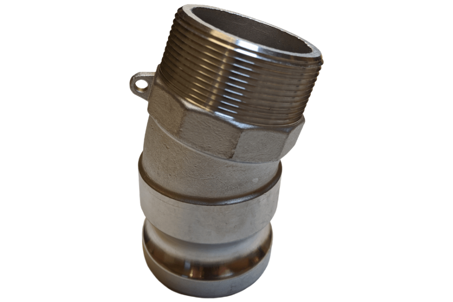 2 inch 316 stainless steel 15 degree male camlock adaptor