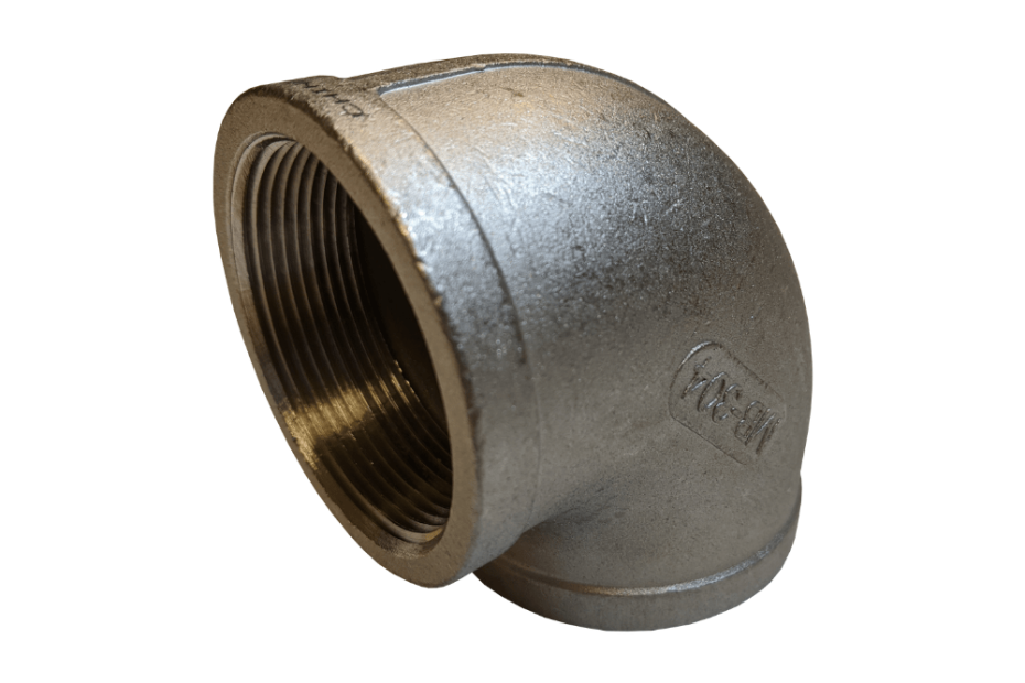 Mitchell Container 2 inch stainless 90 degree elbow