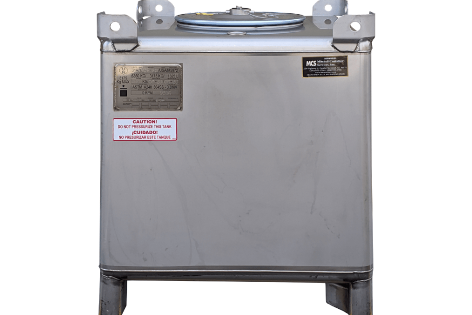 Mitchell Container 304 Stainless Steel IBC New 350 gallon