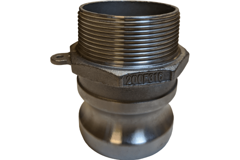 Mitchell Container Banjo Male Adapter 2 inch Male Thread BNJ#200F